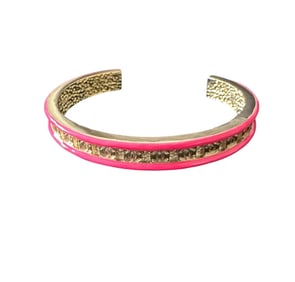 Chanel Pink and Gold Bracelet