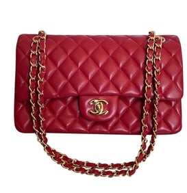 Classic Chanel Red Handbag