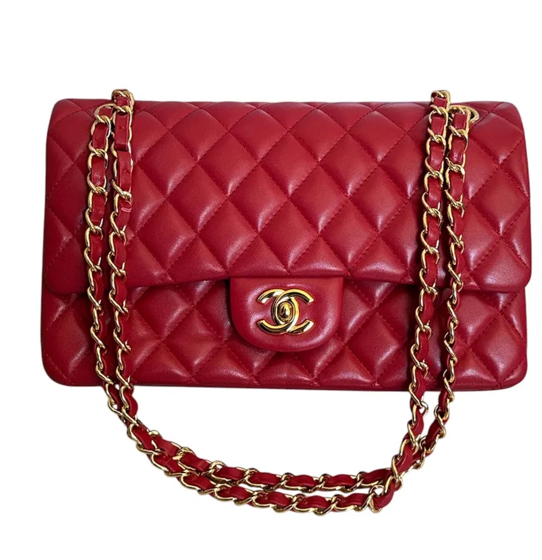 Classic Chanel Red Handbag