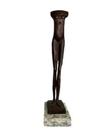 Alberto Giacometti Large Modern Bronze Sculpture