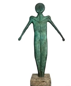 Riding Tamayo Abstract Large Bronze Sculpture