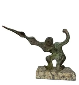 David Alfaro Siqueiros Modern Bronze Sculpture