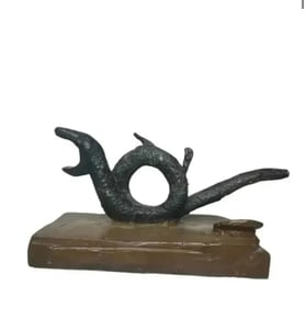 Snake Modern Bronze Sculpture