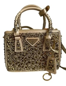 Prada Galleria Mini-Bag With Crystals
