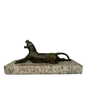 Bronze Tiger Sculpture