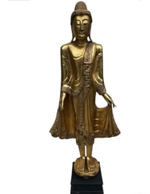 Life Size 19TH CENTURY STANDING BUDDHA