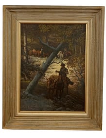 Into the woods Oil Painting on Canvas -1981