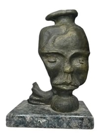 Dalí Large Abstract Bronze Sculpture