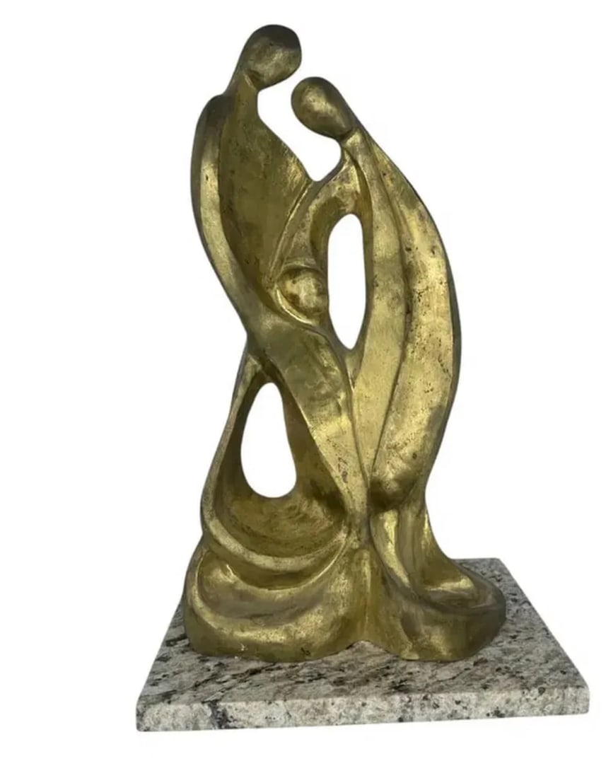 Large Bronze Sculpture Family Magnificent JACQUES LIPCHITZ: Measurements: 20 in x 12 in x 8 in