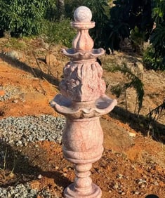Large Koi Fishes Marble Fountain
