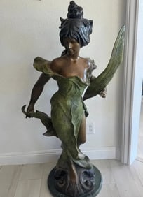 Life Size Limited Lady Bronze Sculpture