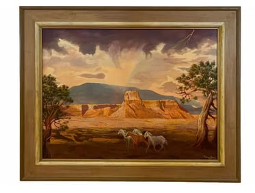 Under Storm Grand Canyon Landscape by Maurice Green
