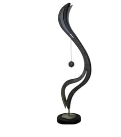 1999 Huge Contemporary Modern Steel Sculpture by French