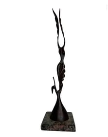 Archipenko Abstract Large Bronze Sculpture
