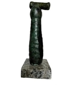 J. Miro Modern Bronze Sculpture