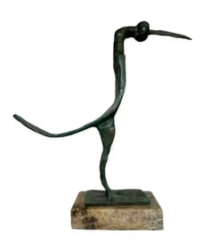 Abstract Modern Bronze Sculpture