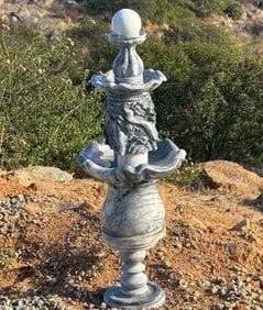 Large Marble Dolphin Fountain