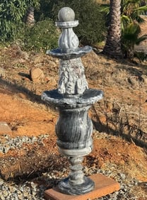 Large Marble Dragon Fountain