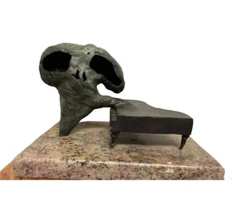 Large Modern Bronze Sculpture - Salvador Dali