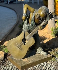Life Size Bronze Boy Sculpture by Jim Davidson
