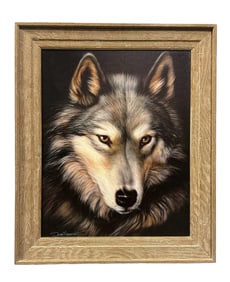 Indigo Wolf By Dave Marrick