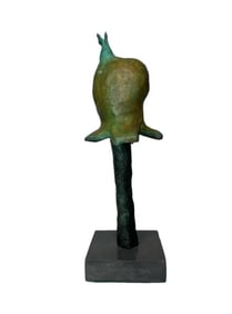J. Miro Modern Bronze Sculpture