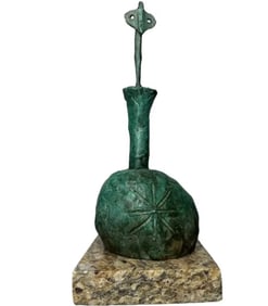 J. Miro Modern Bronze Sculpture
