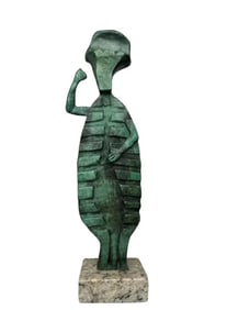 Unidentified Modern Bronze Sculpture
