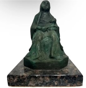 Santa Fe Mother and Child Bronze Sculpture