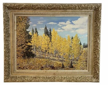 Huge landscape Oil On Canvas Painting by Mohon
