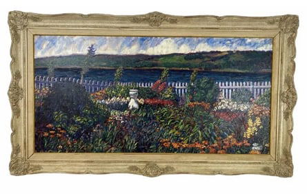 Large Hot Garden Sun Painting by Charles Iarrobino