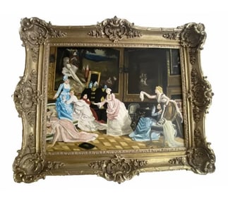 High Society Royal Oil on Canvas Painting