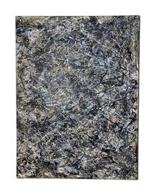 Abstract Expressionist Oil on Canvas