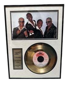 Kool & the Gang 24k Gold Record Award Style Signed