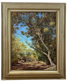 1990 Landscape Oil Painting by Maurice Green
