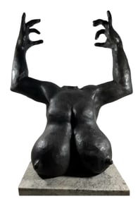 Large Modern Abstract Bronze Sculpture - Gaston Lachaise