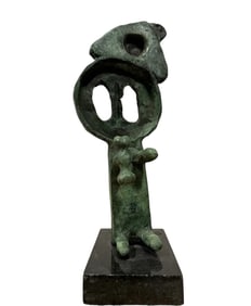 J. Miro Bronze Modern Sculpture