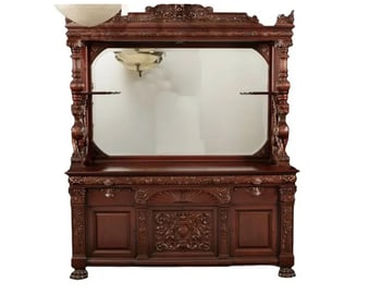 19th Century Buffet Winged Griffins