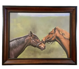 Large Horses Oil on Canvas