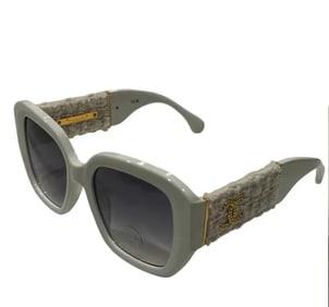 Chanel White Sunglasses