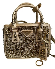 Prada Galleria Mini-Bag With Crystals