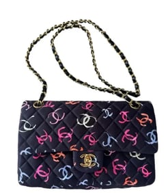 Chanel Classic 11.12 Handbag Logo MultiColour