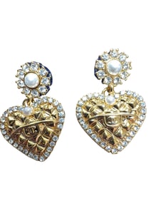 Chanel Heart Earrings
