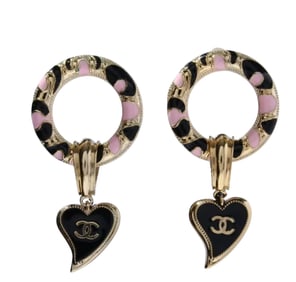 Chanel Heart Earrings