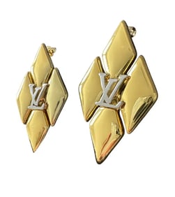 Louis Vuitton Large Gold Earrings
