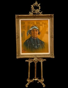 Native Indian Oil Painting by Boondy