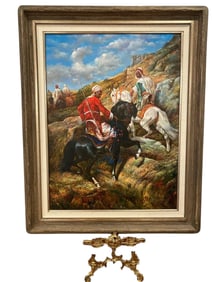Arab Riders Oil Painting on Canvas