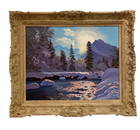 Sunrise Oil Painting By Maurice Green