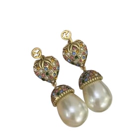 Gucci Faux Pearl Earrings