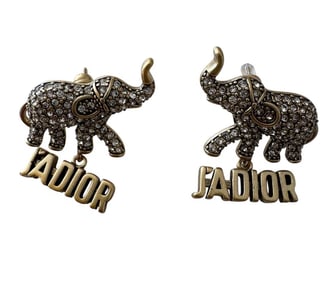 Dior Elephant Earrings